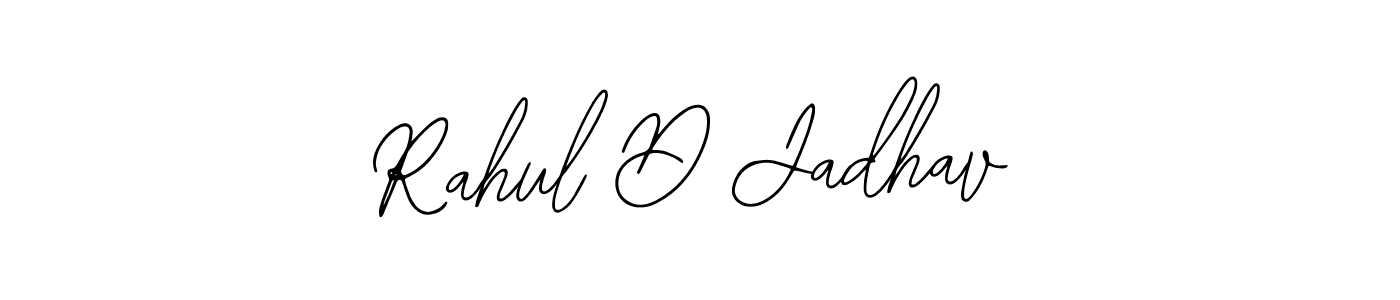 Use a signature maker to create a handwritten signature online. With this signature software, you can design (Bearetta-2O07w) your own signature for name Rahul D Jadhav. Rahul D Jadhav signature style 12 images and pictures png