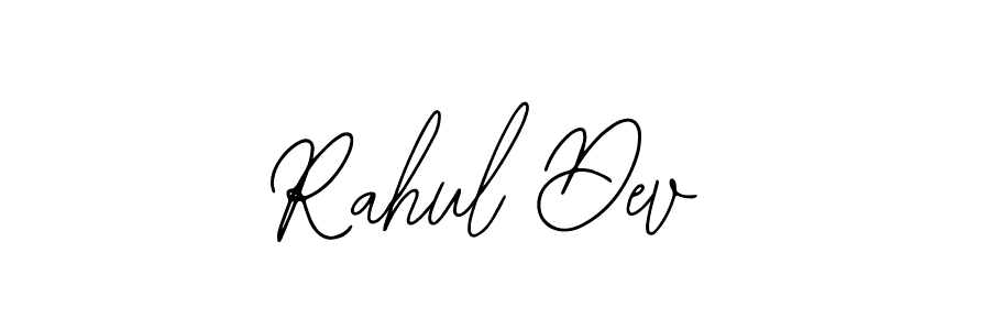 Design your own signature with our free online signature maker. With this signature software, you can create a handwritten (Bearetta-2O07w) signature for name Rahul Dev. Rahul Dev signature style 12 images and pictures png