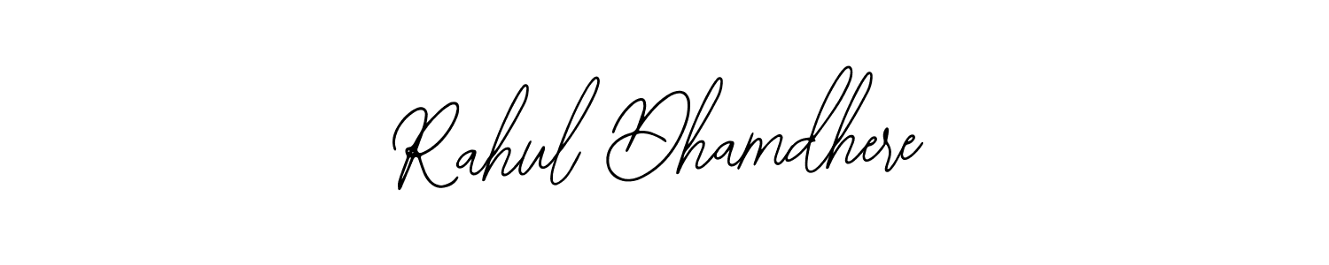 The best way (Bearetta-2O07w) to make a short signature is to pick only two or three words in your name. The name Rahul Dhamdhere include a total of six letters. For converting this name. Rahul Dhamdhere signature style 12 images and pictures png