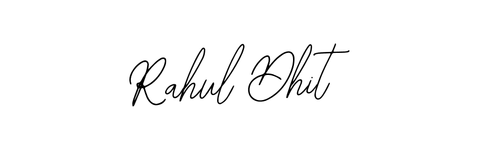 How to make Rahul Dhit name signature. Use Bearetta-2O07w style for creating short signs online. This is the latest handwritten sign. Rahul Dhit signature style 12 images and pictures png