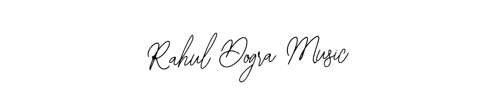 How to make Rahul Dogra Music name signature. Use Bearetta-2O07w style for creating short signs online. This is the latest handwritten sign. Rahul Dogra Music signature style 12 images and pictures png