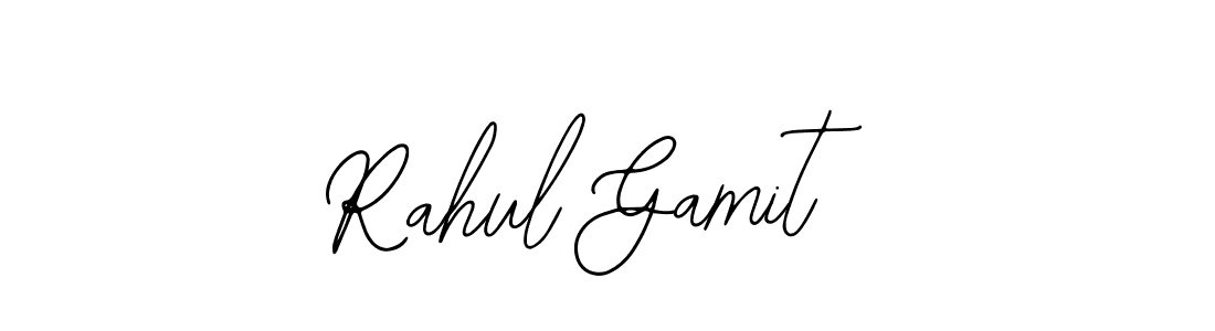 Design your own signature with our free online signature maker. With this signature software, you can create a handwritten (Bearetta-2O07w) signature for name Rahul Gamit. Rahul Gamit signature style 12 images and pictures png