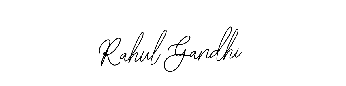 Use a signature maker to create a handwritten signature online. With this signature software, you can design (Bearetta-2O07w) your own signature for name Rahul Gandhi. Rahul Gandhi signature style 12 images and pictures png