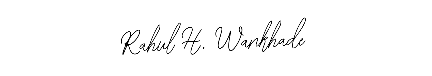 Also You can easily find your signature by using the search form. We will create Rahul H. Wankhade name handwritten signature images for you free of cost using Bearetta-2O07w sign style. Rahul H. Wankhade signature style 12 images and pictures png
