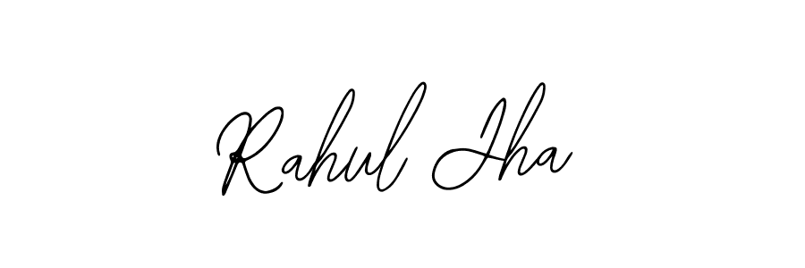 Design your own signature with our free online signature maker. With this signature software, you can create a handwritten (Bearetta-2O07w) signature for name Rahul Jha. Rahul Jha signature style 12 images and pictures png