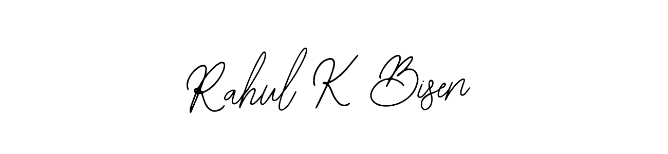 Make a beautiful signature design for name Rahul K Bisen. Use this online signature maker to create a handwritten signature for free. Rahul K Bisen signature style 12 images and pictures png