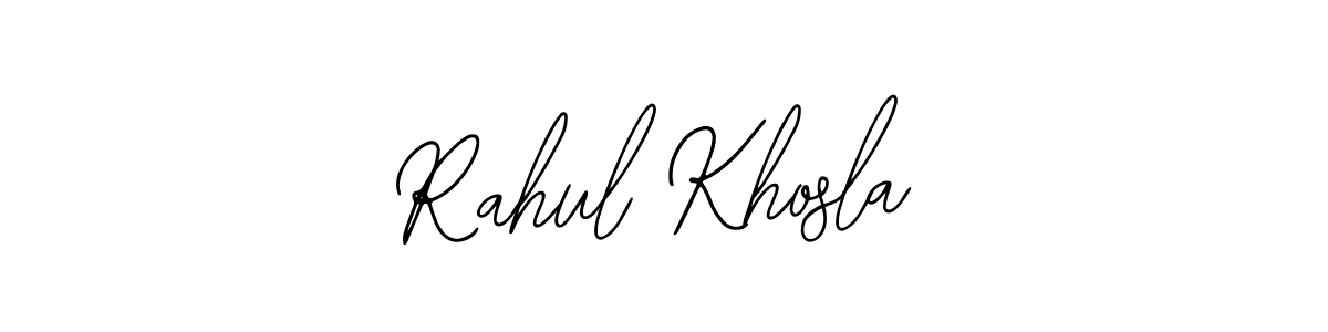 Use a signature maker to create a handwritten signature online. With this signature software, you can design (Bearetta-2O07w) your own signature for name Rahul Khosla. Rahul Khosla signature style 12 images and pictures png