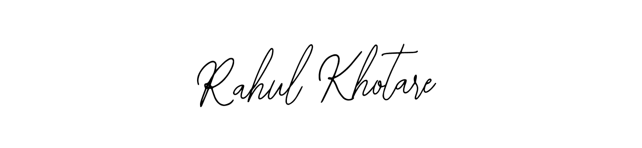 Use a signature maker to create a handwritten signature online. With this signature software, you can design (Bearetta-2O07w) your own signature for name Rahul Khotare. Rahul Khotare signature style 12 images and pictures png