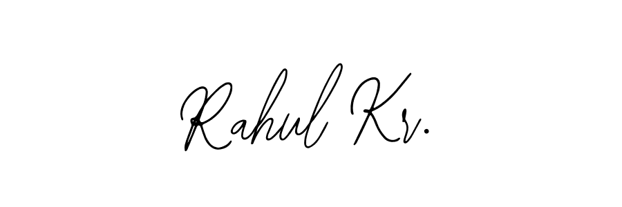 Design your own signature with our free online signature maker. With this signature software, you can create a handwritten (Bearetta-2O07w) signature for name Rahul Kr.. Rahul Kr. signature style 12 images and pictures png