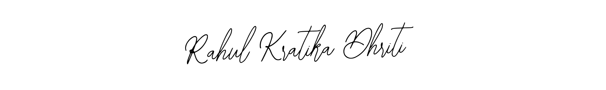 Make a beautiful signature design for name Rahul Kratika Dhriti. Use this online signature maker to create a handwritten signature for free. Rahul Kratika Dhriti signature style 12 images and pictures png