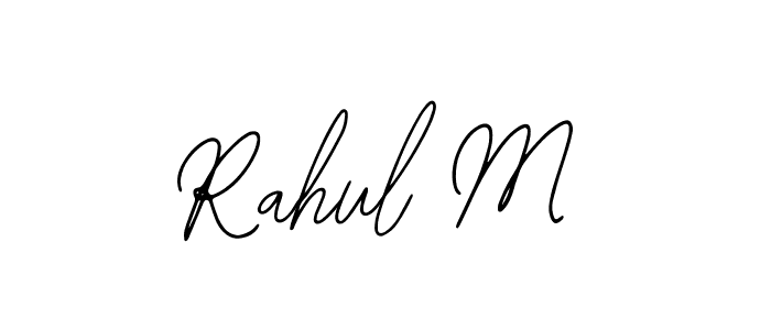 Make a beautiful signature design for name Rahul M. Use this online signature maker to create a handwritten signature for free. Rahul M signature style 12 images and pictures png