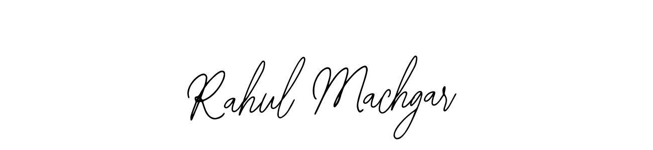 Use a signature maker to create a handwritten signature online. With this signature software, you can design (Bearetta-2O07w) your own signature for name Rahul Machgar. Rahul Machgar signature style 12 images and pictures png