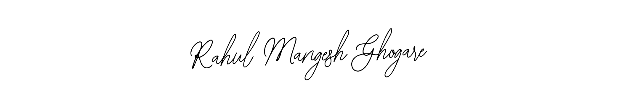 Make a beautiful signature design for name Rahul Mangesh Ghogare. Use this online signature maker to create a handwritten signature for free. Rahul Mangesh Ghogare signature style 12 images and pictures png
