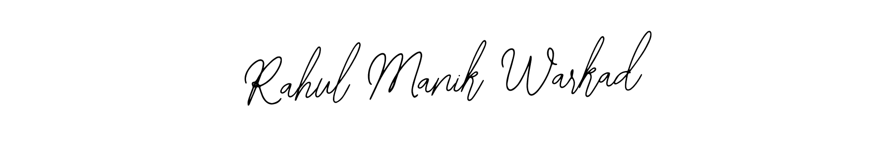 Make a beautiful signature design for name Rahul Manik Warkad. Use this online signature maker to create a handwritten signature for free. Rahul Manik Warkad signature style 12 images and pictures png
