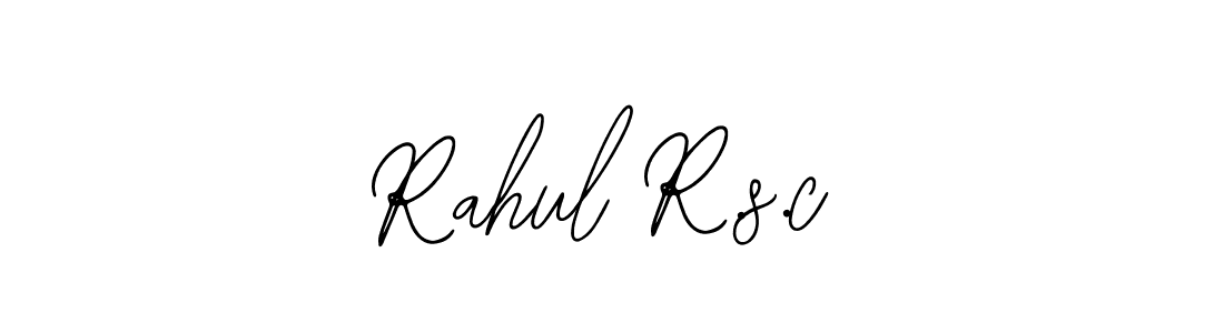 Design your own signature with our free online signature maker. With this signature software, you can create a handwritten (Bearetta-2O07w) signature for name Rahul R.s.c. Rahul R.s.c signature style 12 images and pictures png