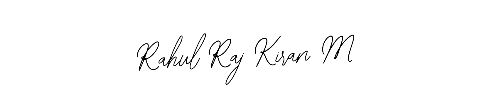 How to Draw Rahul Raj Kiran M signature style? Bearetta-2O07w is a latest design signature styles for name Rahul Raj Kiran M. Rahul Raj Kiran M signature style 12 images and pictures png