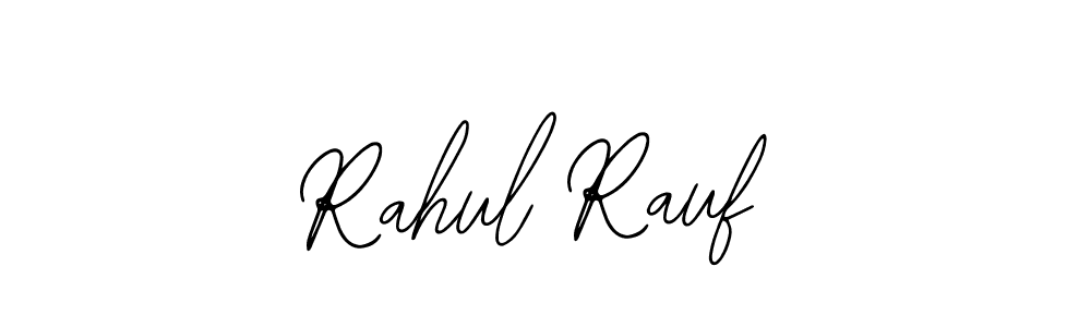 You should practise on your own different ways (Bearetta-2O07w) to write your name (Rahul Rauf) in signature. don't let someone else do it for you. Rahul Rauf signature style 12 images and pictures png