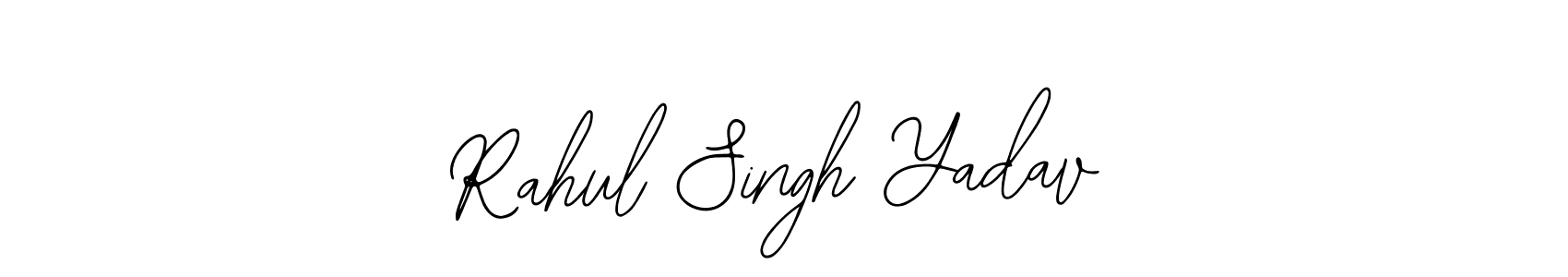 You should practise on your own different ways (Bearetta-2O07w) to write your name (Rahul Singh Yadav) in signature. don't let someone else do it for you. Rahul Singh Yadav signature style 12 images and pictures png