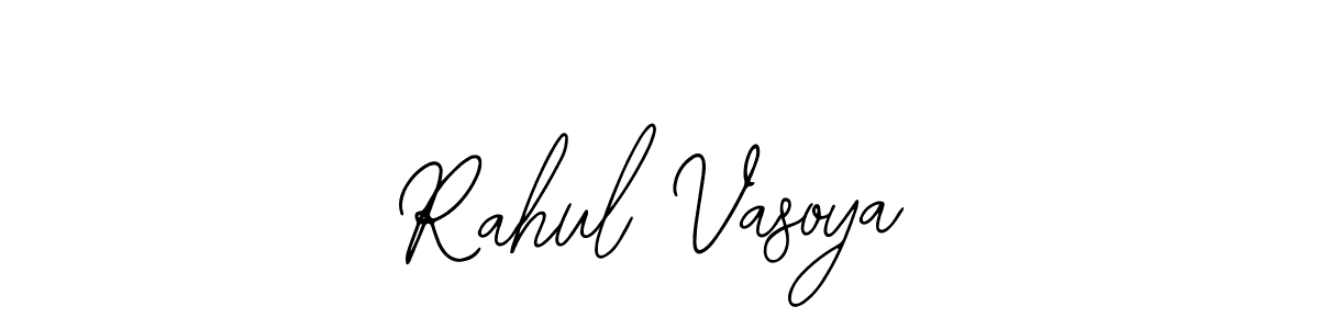Rahul Vasoya stylish signature style. Best Handwritten Sign (Bearetta-2O07w) for my name. Handwritten Signature Collection Ideas for my name Rahul Vasoya. Rahul Vasoya signature style 12 images and pictures png