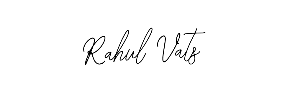 You should practise on your own different ways (Bearetta-2O07w) to write your name (Rahul Vats) in signature. don't let someone else do it for you. Rahul Vats signature style 12 images and pictures png