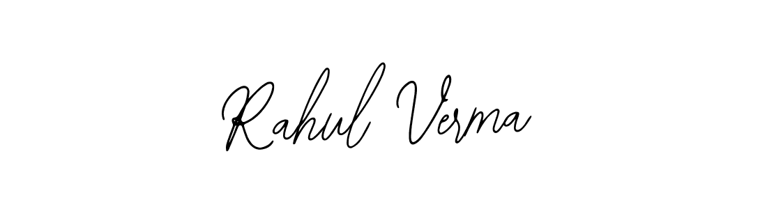 Design your own signature with our free online signature maker. With this signature software, you can create a handwritten (Bearetta-2O07w) signature for name Rahul Verma. Rahul Verma signature style 12 images and pictures png