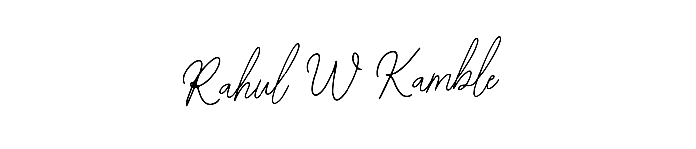 See photos of Rahul W Kamble official signature by Spectra . Check more albums & portfolios. Read reviews & check more about Bearetta-2O07w font. Rahul W Kamble signature style 12 images and pictures png