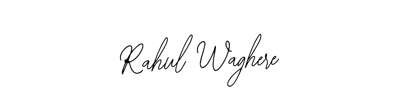 How to make Rahul Waghere name signature. Use Bearetta-2O07w style for creating short signs online. This is the latest handwritten sign. Rahul Waghere signature style 12 images and pictures png