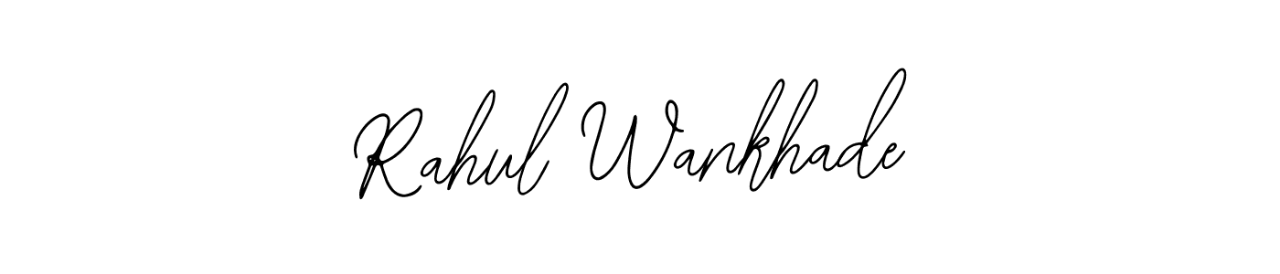 You can use this online signature creator to create a handwritten signature for the name Rahul Wankhade. This is the best online autograph maker. Rahul Wankhade signature style 12 images and pictures png