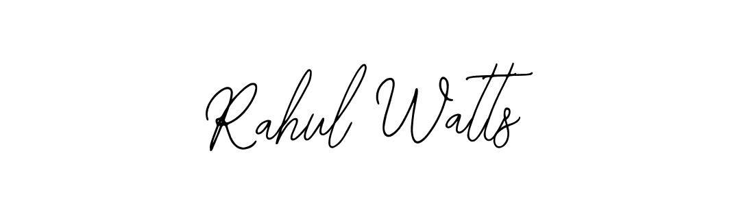 Make a beautiful signature design for name Rahul Watts. Use this online signature maker to create a handwritten signature for free. Rahul Watts signature style 12 images and pictures png