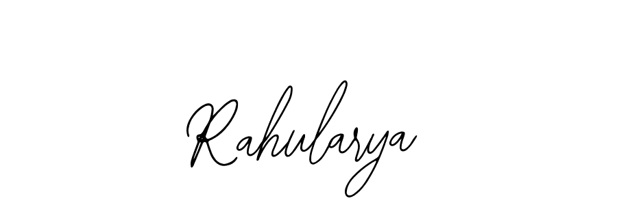 Use a signature maker to create a handwritten signature online. With this signature software, you can design (Bearetta-2O07w) your own signature for name Rahularya. Rahularya signature style 12 images and pictures png