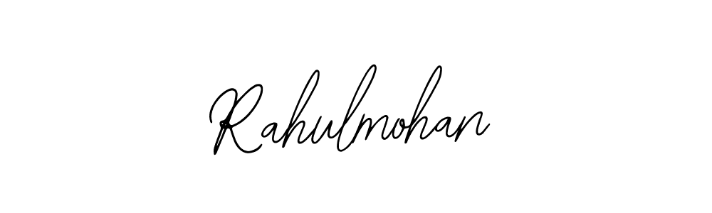 Bearetta-2O07w is a professional signature style that is perfect for those who want to add a touch of class to their signature. It is also a great choice for those who want to make their signature more unique. Get Rahulmohan name to fancy signature for free. Rahulmohan signature style 12 images and pictures png
