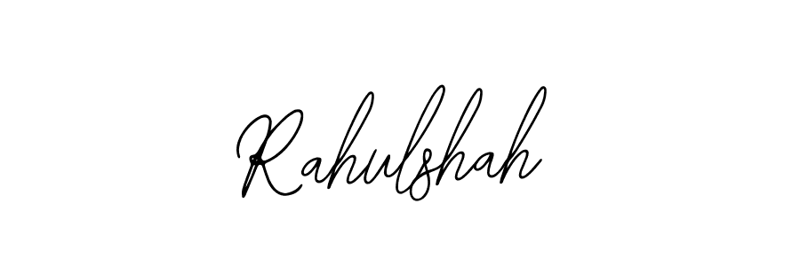 Use a signature maker to create a handwritten signature online. With this signature software, you can design (Bearetta-2O07w) your own signature for name Rahulshah. Rahulshah signature style 12 images and pictures png