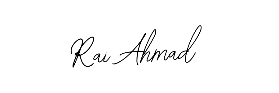The best way (Bearetta-2O07w) to make a short signature is to pick only two or three words in your name. The name Rai Ahmad include a total of six letters. For converting this name. Rai Ahmad signature style 12 images and pictures png
