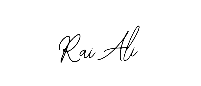 How to make Rai Ali name signature. Use Bearetta-2O07w style for creating short signs online. This is the latest handwritten sign. Rai Ali signature style 12 images and pictures png