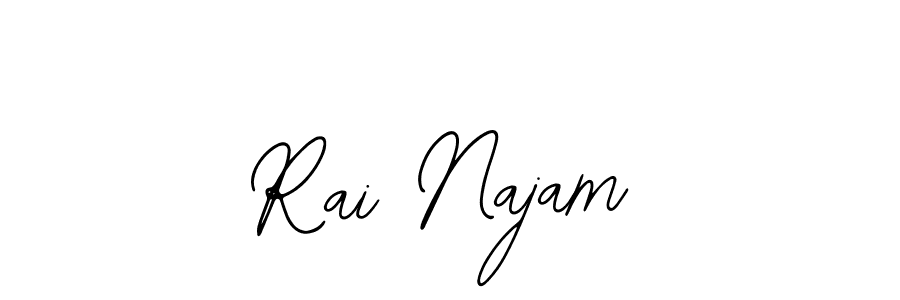 Create a beautiful signature design for name Rai Najam. With this signature (Bearetta-2O07w) fonts, you can make a handwritten signature for free. Rai Najam signature style 12 images and pictures png