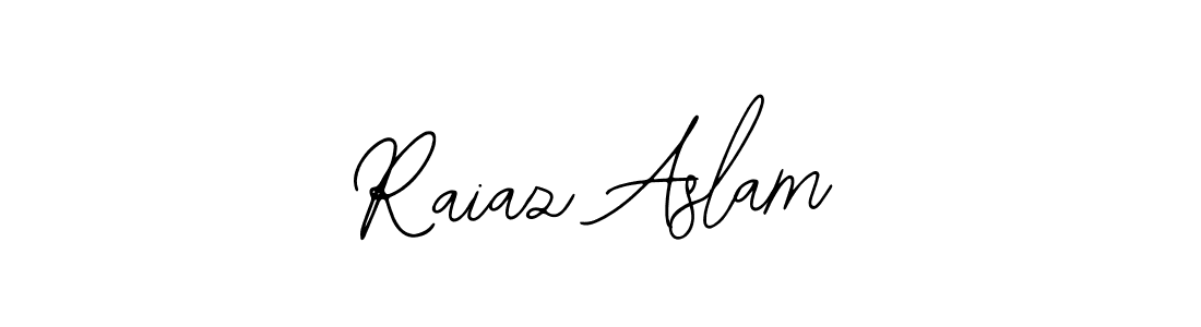 Use a signature maker to create a handwritten signature online. With this signature software, you can design (Bearetta-2O07w) your own signature for name Raiaz Aslam. Raiaz Aslam signature style 12 images and pictures png