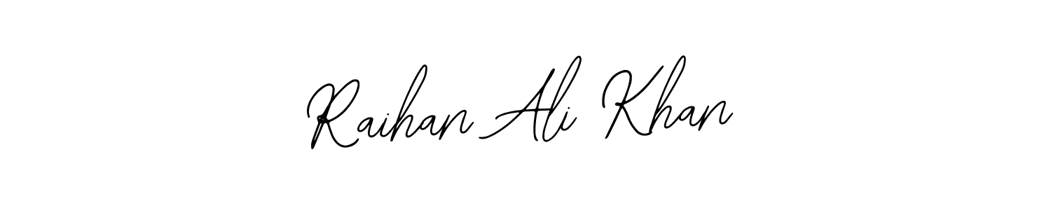Raihan Ali Khan stylish signature style. Best Handwritten Sign (Bearetta-2O07w) for my name. Handwritten Signature Collection Ideas for my name Raihan Ali Khan. Raihan Ali Khan signature style 12 images and pictures png
