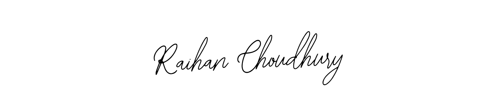 Also You can easily find your signature by using the search form. We will create Raihan Choudhury name handwritten signature images for you free of cost using Bearetta-2O07w sign style. Raihan Choudhury signature style 12 images and pictures png