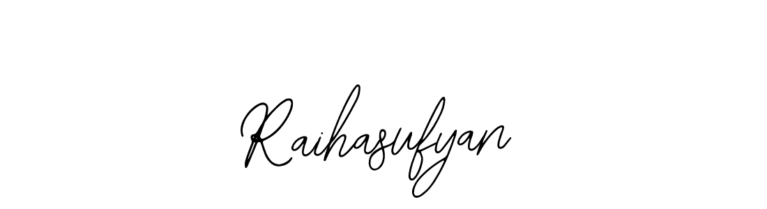 You should practise on your own different ways (Bearetta-2O07w) to write your name (Raihasufyan) in signature. don't let someone else do it for you. Raihasufyan signature style 12 images and pictures png