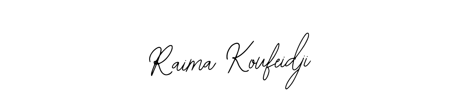 You can use this online signature creator to create a handwritten signature for the name Raima Koufeidji. This is the best online autograph maker. Raima Koufeidji signature style 12 images and pictures png