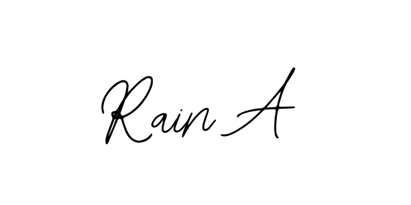 Rain A stylish signature style. Best Handwritten Sign (Bearetta-2O07w) for my name. Handwritten Signature Collection Ideas for my name Rain A. Rain A signature style 12 images and pictures png