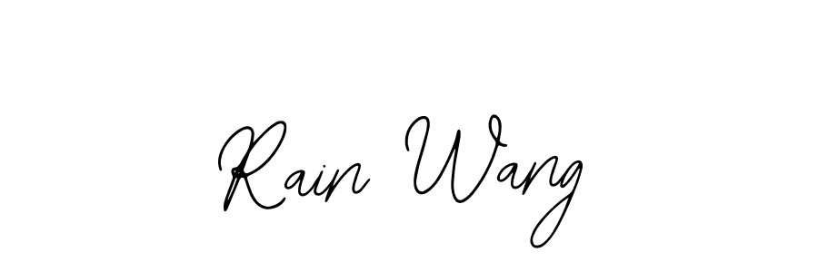 It looks lik you need a new signature style for name Rain Wang. Design unique handwritten (Bearetta-2O07w) signature with our free signature maker in just a few clicks. Rain Wang signature style 12 images and pictures png