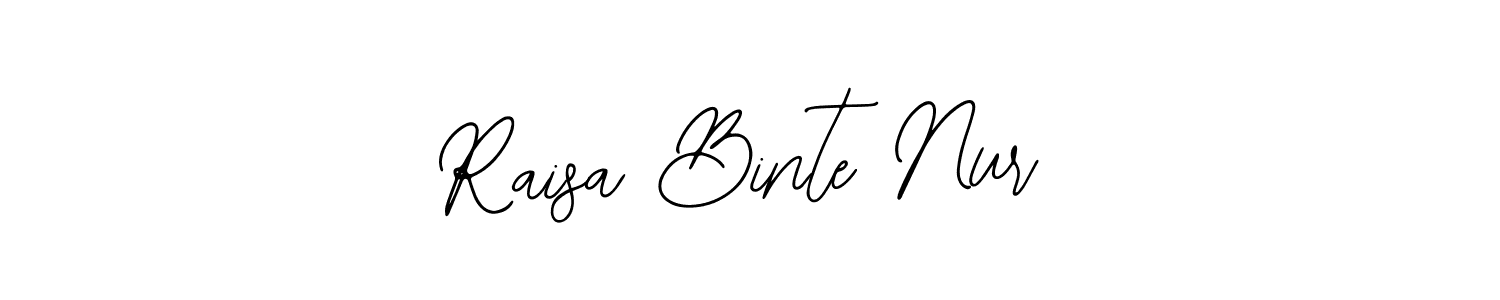 Design your own signature with our free online signature maker. With this signature software, you can create a handwritten (Bearetta-2O07w) signature for name Raisa Binte Nur. Raisa Binte Nur signature style 12 images and pictures png