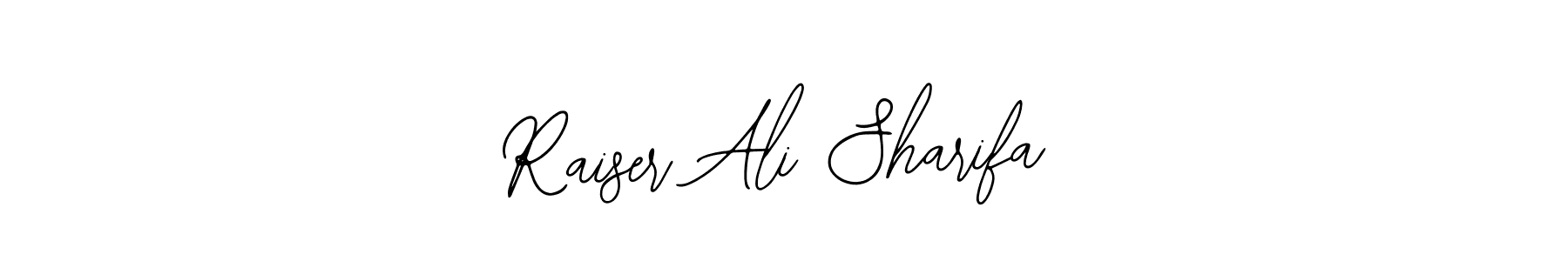 Design your own signature with our free online signature maker. With this signature software, you can create a handwritten (Bearetta-2O07w) signature for name Raiser Ali Sharifa. Raiser Ali Sharifa signature style 12 images and pictures png