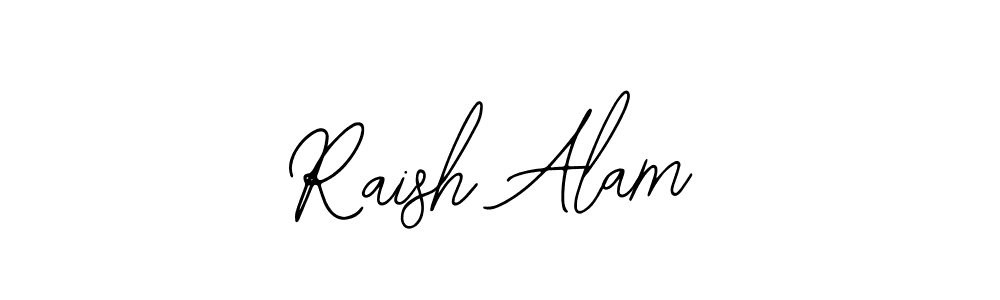How to make Raish Alam signature? Bearetta-2O07w is a professional autograph style. Create handwritten signature for Raish Alam name. Raish Alam signature style 12 images and pictures png