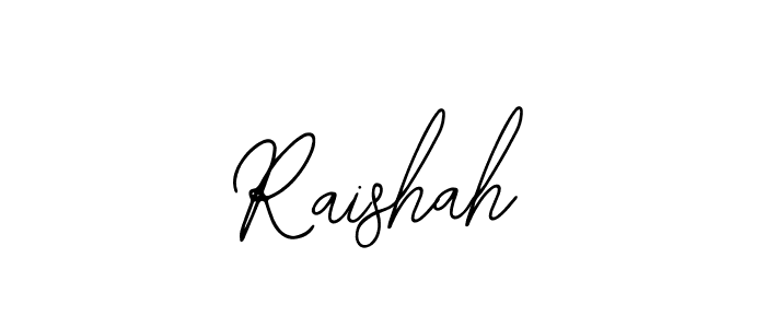 How to make Raishah signature? Bearetta-2O07w is a professional autograph style. Create handwritten signature for Raishah name. Raishah signature style 12 images and pictures png