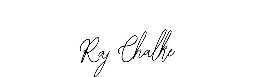 How to make Raj Chalke name signature. Use Bearetta-2O07w style for creating short signs online. This is the latest handwritten sign. Raj Chalke signature style 12 images and pictures png