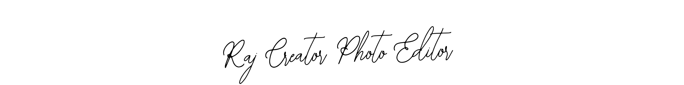 This is the best signature style for the Raj Creator Photo Editor name. Also you like these signature font (Bearetta-2O07w). Mix name signature. Raj Creator Photo Editor signature style 12 images and pictures png