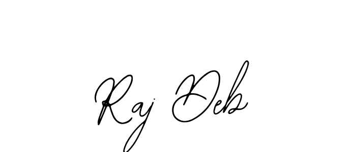 Use a signature maker to create a handwritten signature online. With this signature software, you can design (Bearetta-2O07w) your own signature for name Raj Deb. Raj Deb signature style 12 images and pictures png