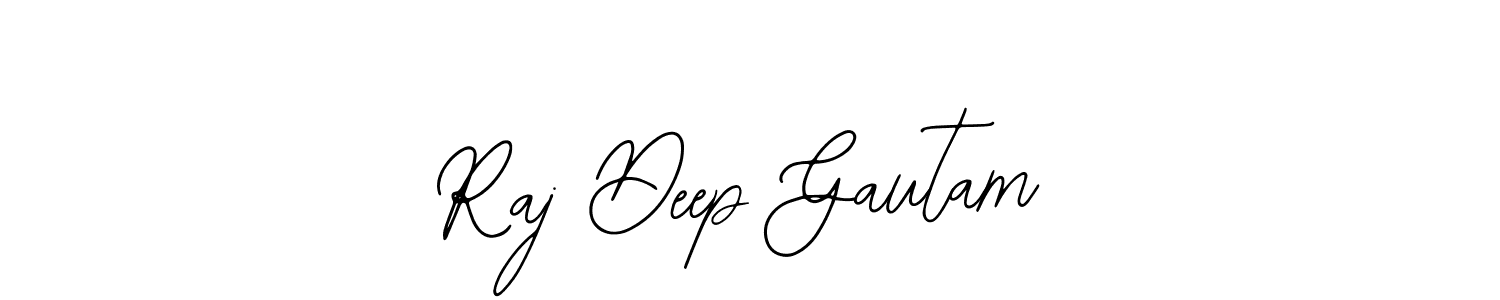 Also You can easily find your signature by using the search form. We will create Raj Deep Gautam name handwritten signature images for you free of cost using Bearetta-2O07w sign style. Raj Deep Gautam signature style 12 images and pictures png